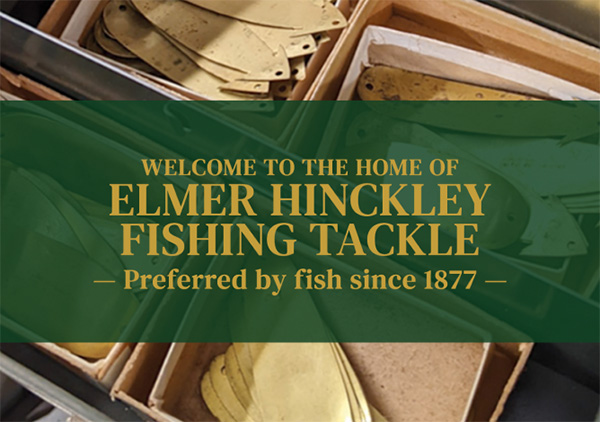 Screenshot from Elmer Hinckley Fishing Tackle website
